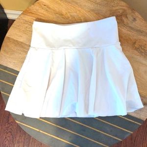 White Skort